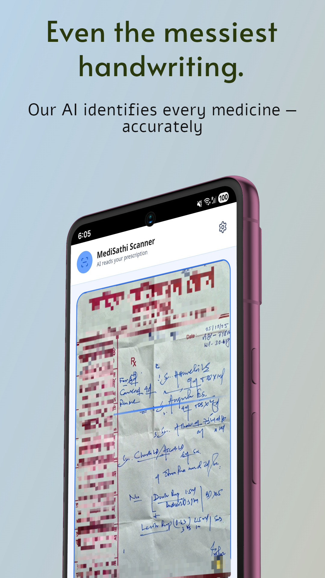 AI medicine detection results