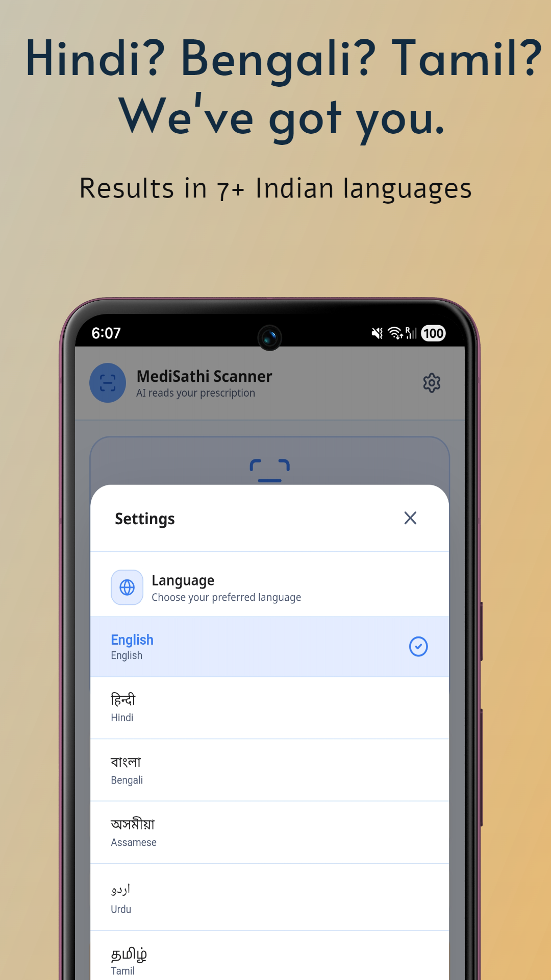 Multi-language prescription reading